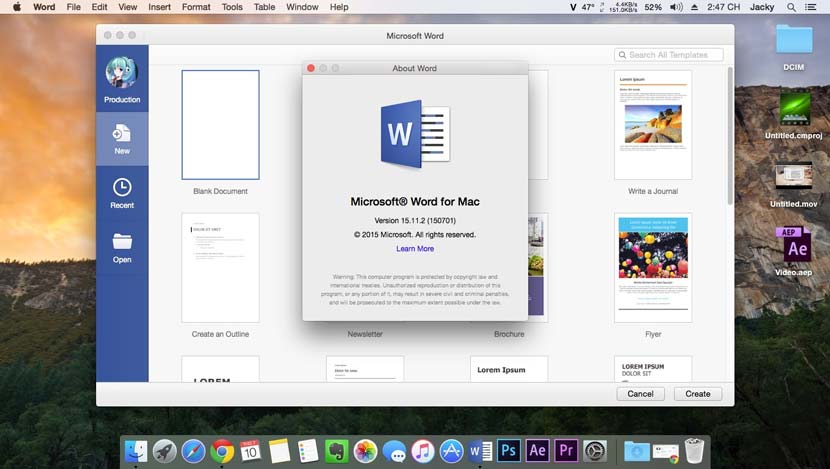 office 2011 for mac english